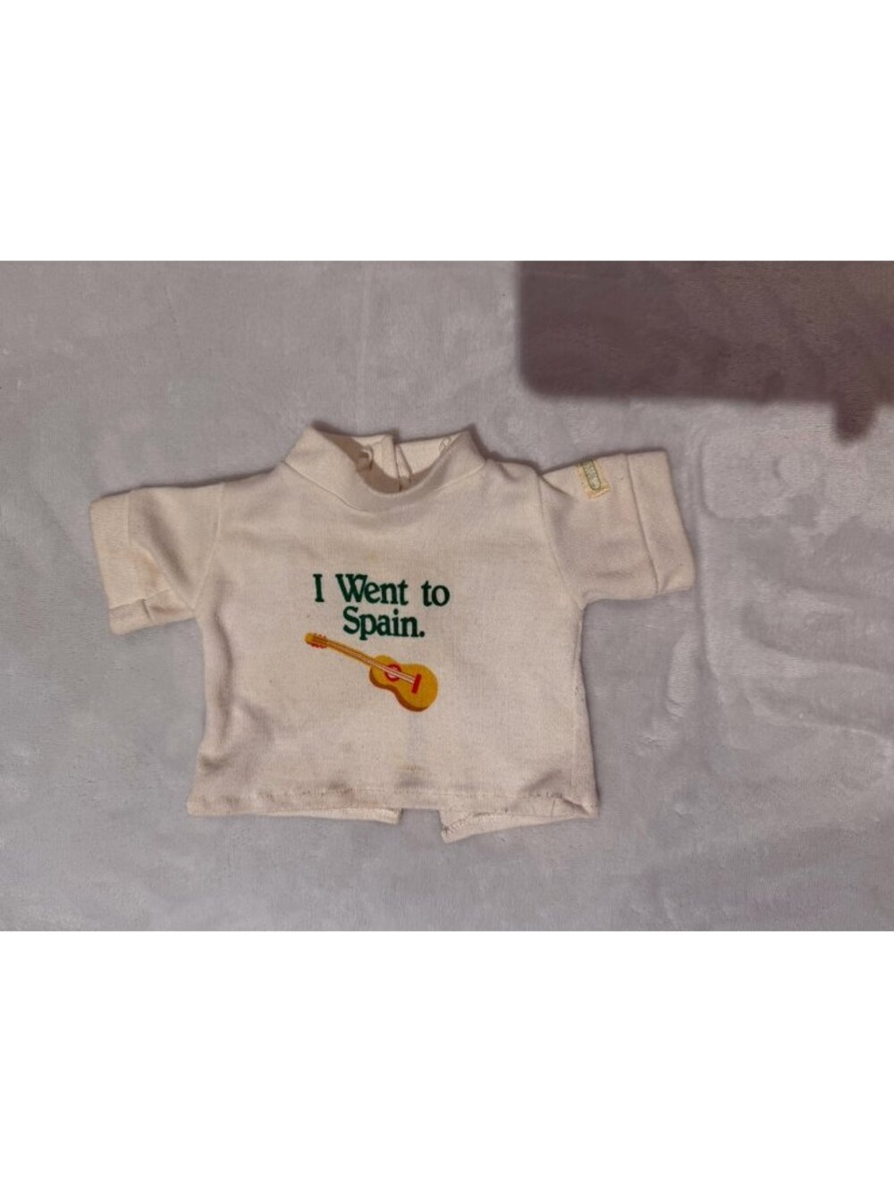 Vtg Cabbage Patch Kids / Doll  White Shirt I Went To Spain